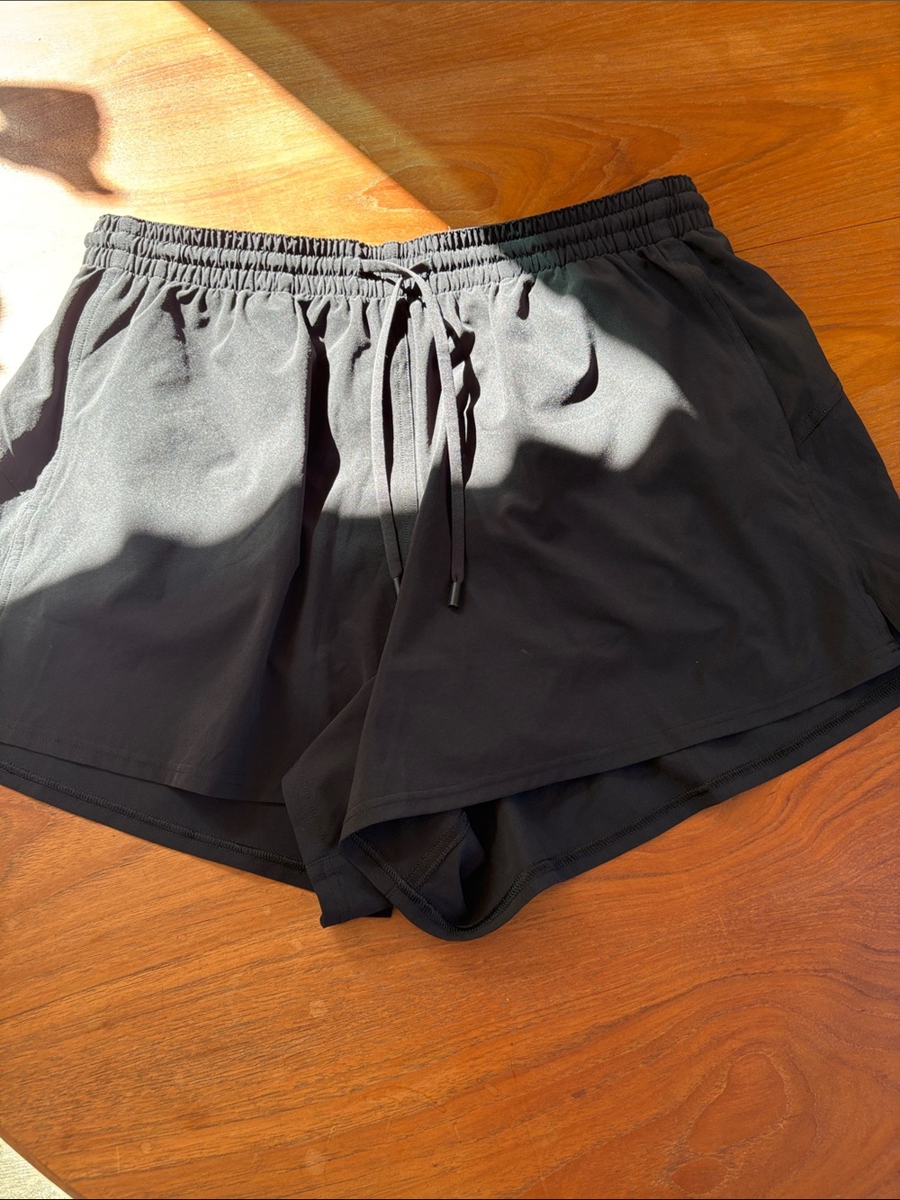 lululemon athletica Black Layered Running Shorts
